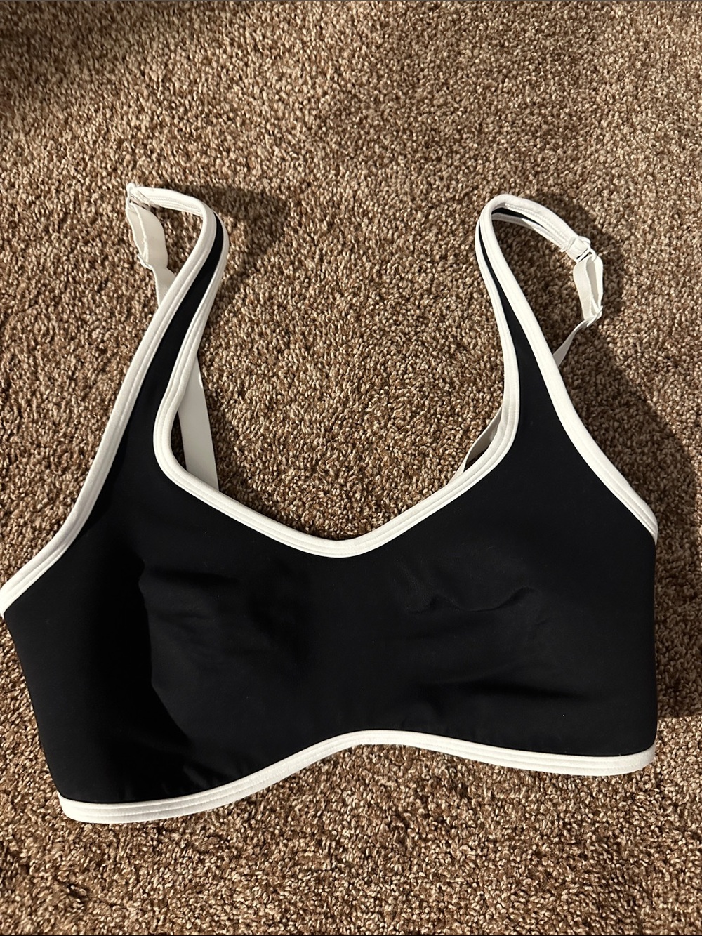 Black & White Wireless Bralette